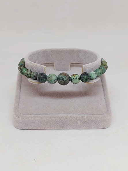 Galaksi Serisi Afrika Turkuaz Taşı Tasarım Bileklik - Resim 4