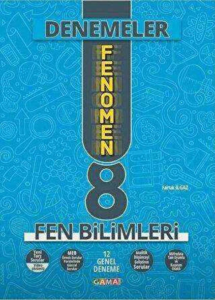 Gama Fenomen 8.Sınıf 12li Fen Bilimleri Denemeleri