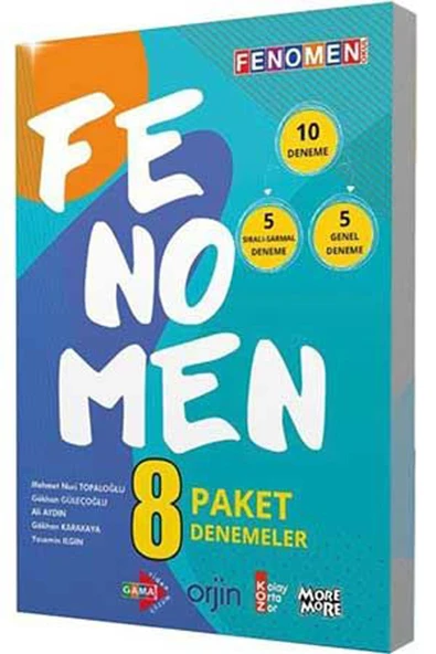 Gama 8.Sınıf Fenomen 8 Paket Deneme