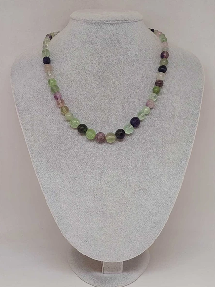 Galaksi Serisi Florit Taşı Tasarım Kolye - Resim 2