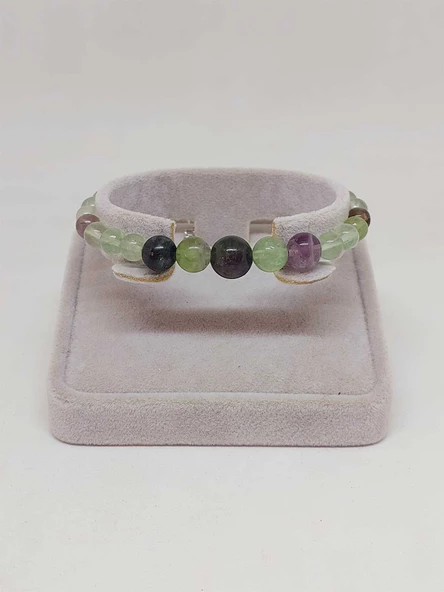Galaksi Serisi Florit Taşı Tasarım Bileklik - Resim 4
