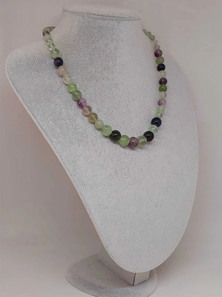 Galaksi Serisi Florit Taşı Tasarım Kolye - Resim 4