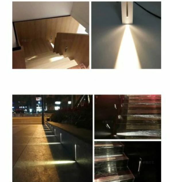 CATA CT 5172 3W Cree Led Koridor Aydınlatması Beyaz Kasa Günışığı - Resim 2