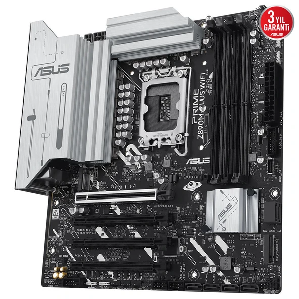 ASUS PRIME Z890M-PLUS WIFI DDR5 3XM2 USB3.2 RGB LAN mATX - 4