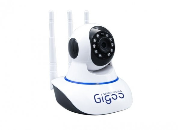 Gigo HD 360° 3 Antenli Haraket Sensörlü Bebek İp Güvenlik Kamerası
