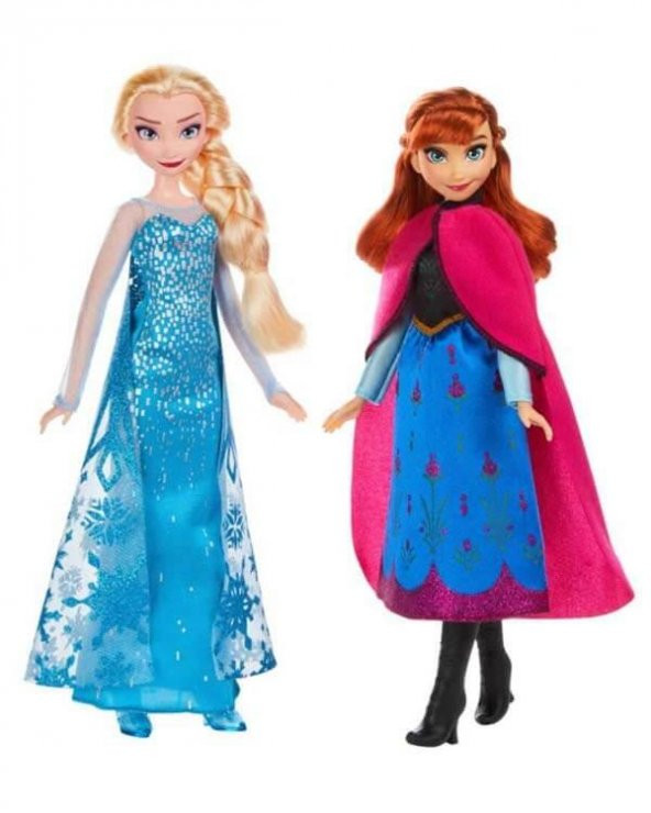 Frozen 2 Elsa ve Anna Moda Seti