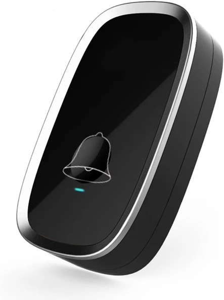 Valkyerie 300 Metre Mesafeli Su Geçirmez Kablosuz 36 Melodili Kapı Zili Siyah - 2