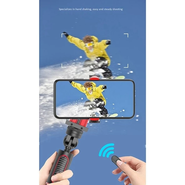 Valkyrie 360 Bluetooth Telefon Tutucu Bluetooth Selfi Çubuğu - 3