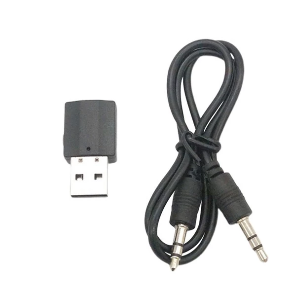 Bluetooth 5.0 Tuşlu PC / AUX / ARAÇ / TV Stereo Ses Alıcı Verici - 6
