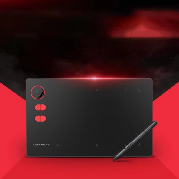 10Moons G20 Android Uyumlu 8192 Seviye Profesyonel Grafik Tablet - 6