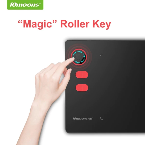 10Moons G20 Android Uyumlu 8192 Seviye Profesyonel Grafik Tablet - 5