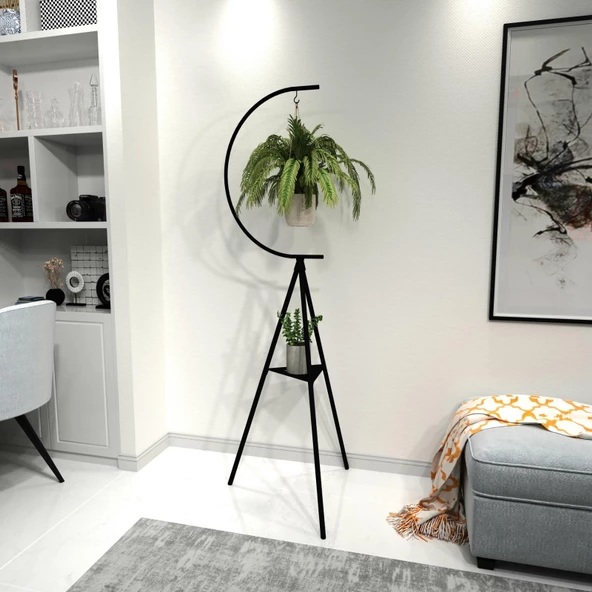 Dekoratif Metal Çiçeklik Saksı Askısı Dekoratif Saksılık ürün görseli 1