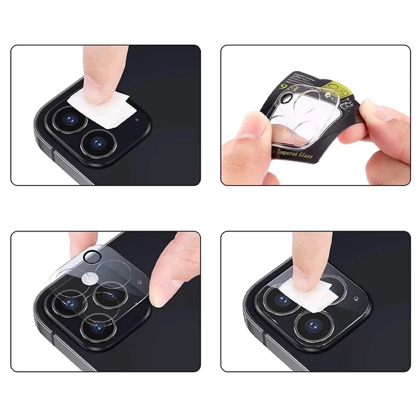 Samsung Galaxy A72 Kamera Lens Koruyucu 3D Cam - 3