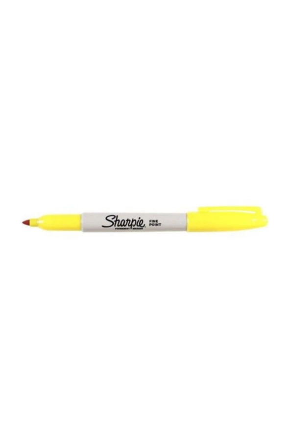 Sharpie Permanent Kalem Fine Koyu Sarı12 Li (1 Paket 12 Adet)