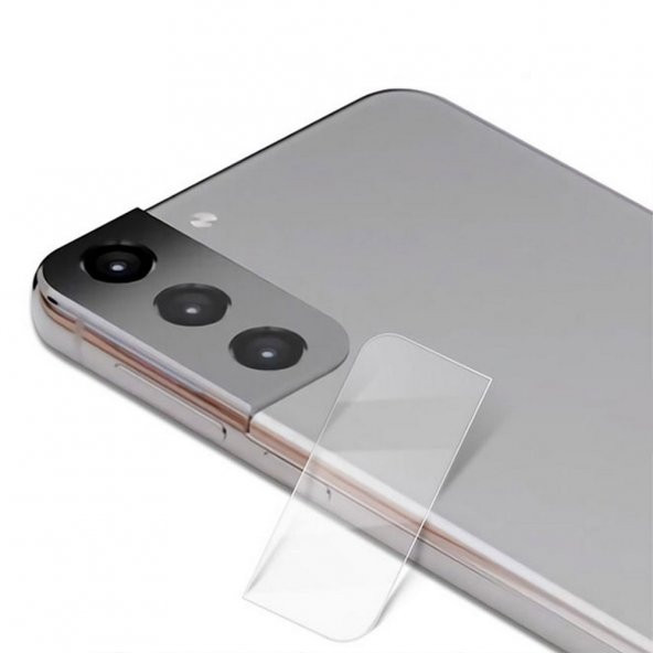 Samsung Galaxy S21 Kamera Lens Koruyucu 3D Cam Şeffaf - 2
