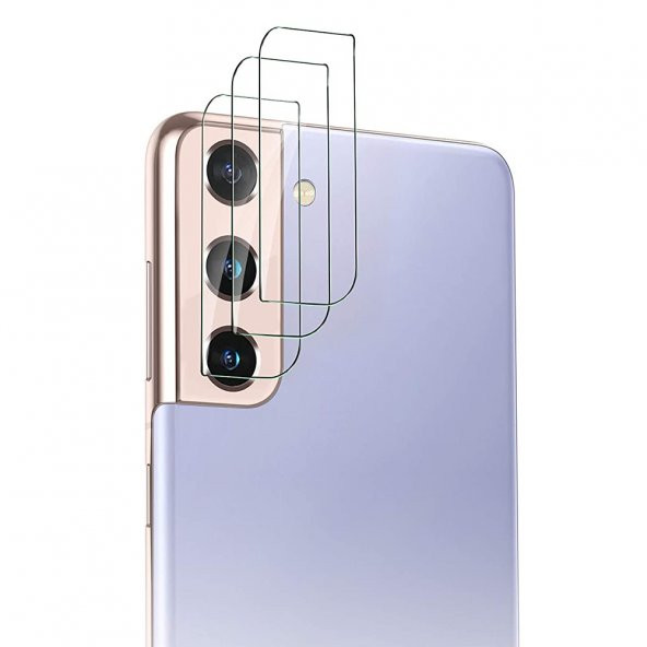Samsung Galaxy S21 Plus Kamera Lens Koruyucu 3D Cam Şeffaf