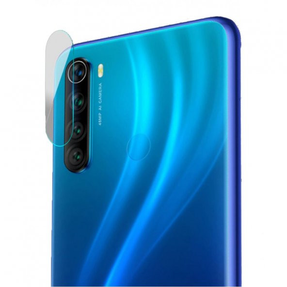 Xiaomi Redmi Note 8 Kamera Lens Koruyucu 3D Cam - 3