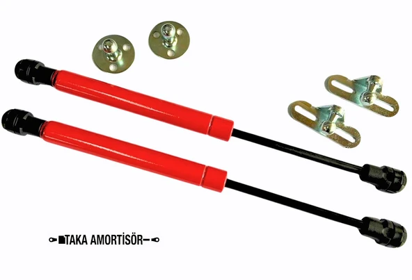 Tampon Lip Ek Tutucu Amortisör Kırmızı Renk 1 Çift Kırmızı - 7