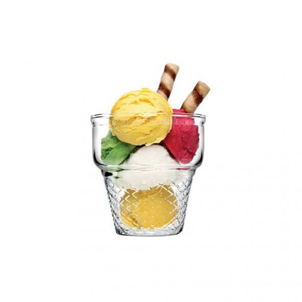 Paşabahçe Mini Cornet Dondurmalık 3'lü Set