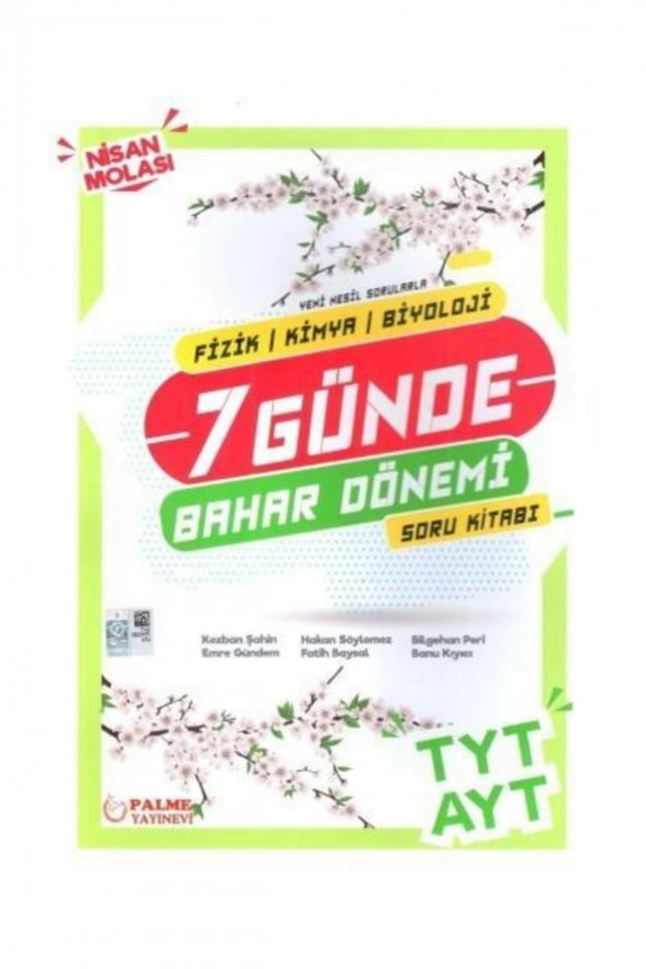 Yks Tyt Ayt (fkb) 7 Günde Bahar Dönemi Soru Kitabı