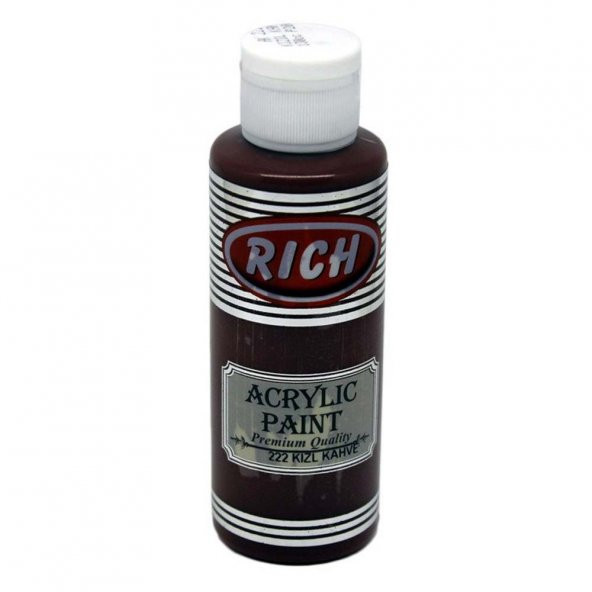 Rich Akrilik Boya Master 130 CC Kızıl Kahve AK-222 - 2