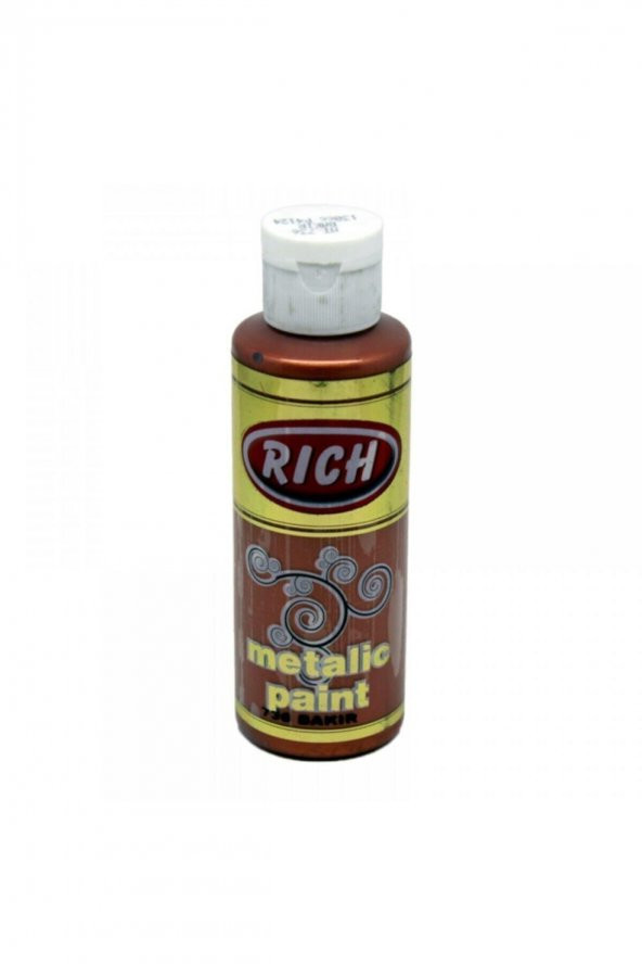 Rich Akrilik Boya Metalik 120 CC Bakır 0736