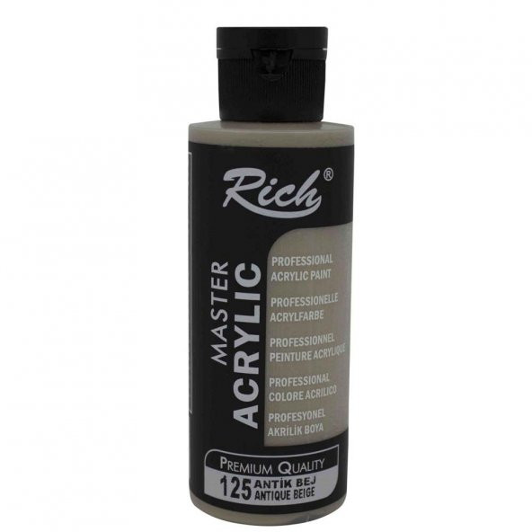 Rich Akrilik Boya Master 120 CC Antik Bej 120-125 - Resim 2