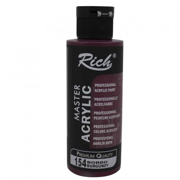 Rich Akrilik Boya Master 120 CC Bordo 120-154 - 2