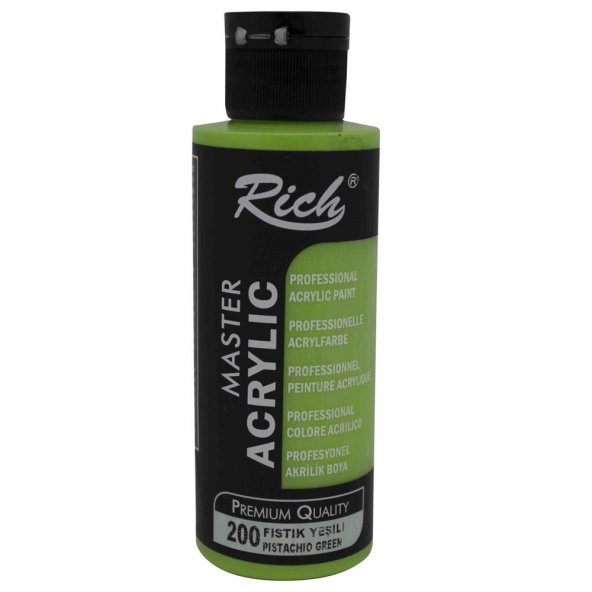 Rich Akrilik Boya Master 120 CC Fıstık Yeşili 120-200 - 2