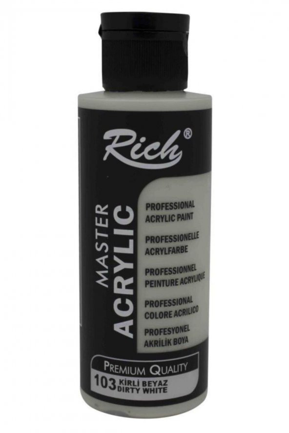 Rich Akrilik Boya Master 120 CC Kirli Beyaz 120-103
