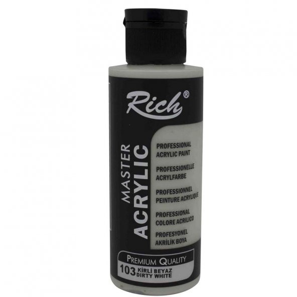 Rich Akrilik Boya Master 120 CC Kirli Beyaz 120-103 - 2