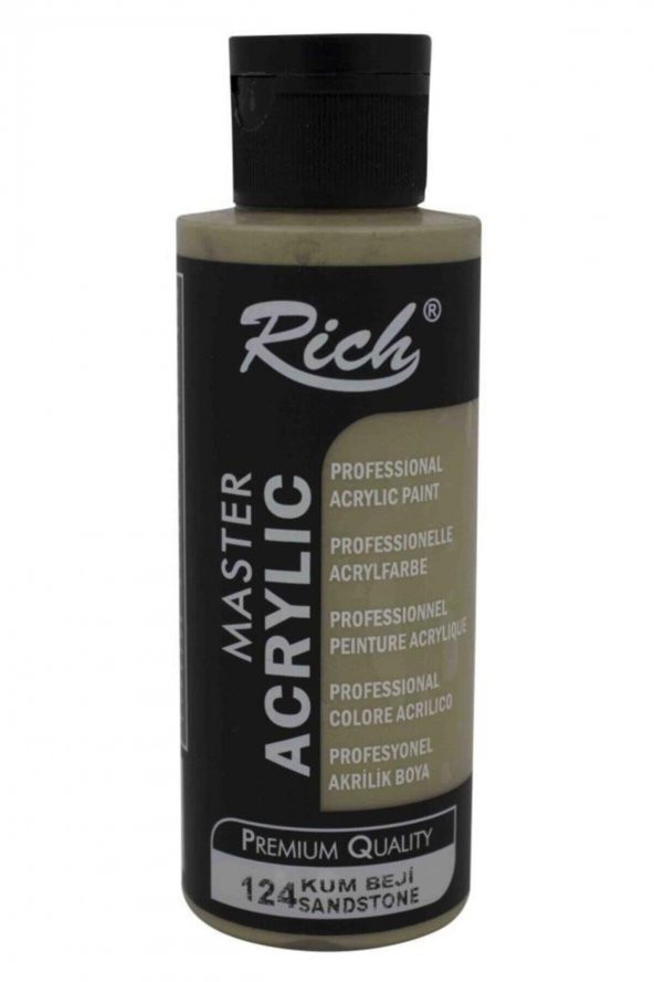 Rich Akrilik Boya Master 120 CC Kum Beji 120-124