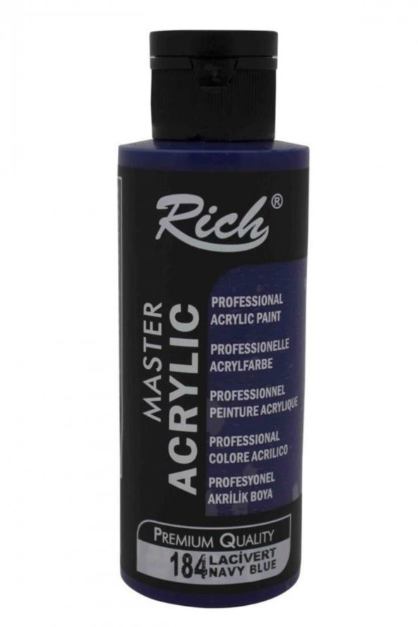 Rich Akrilik Boya Master 120 CC Lacivert 120-184