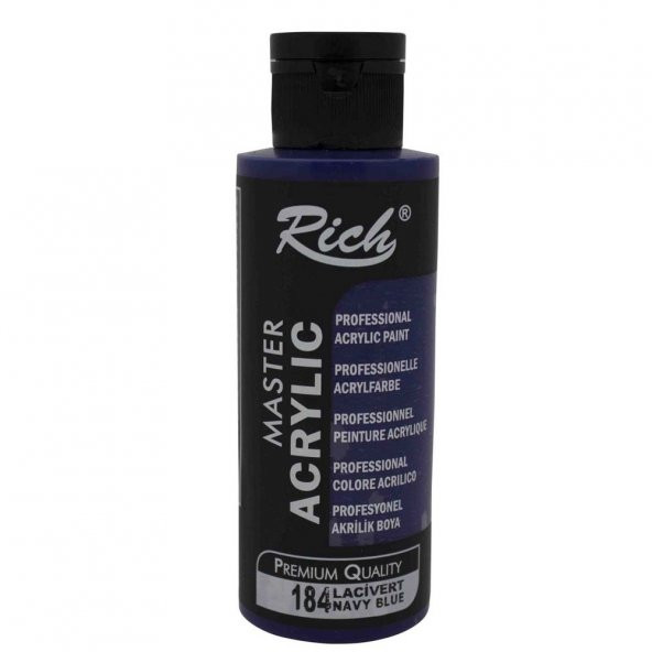 Rich Akrilik Boya Master 120 CC Lacivert 120-184 - 2