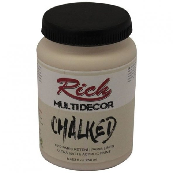 Rich Akrilik Boya Multi Decor Chalked 250 CC Paris Keteni 4510 - 2