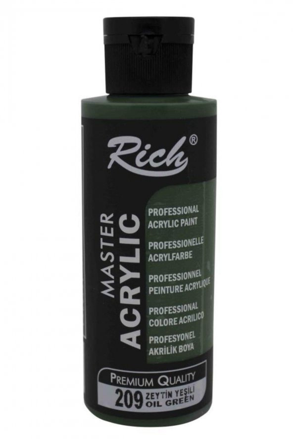 Rich Akrilik Boya Master 120 CC Zeytin Yeşili 120-209