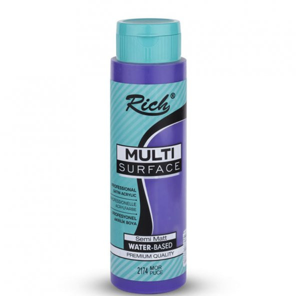 Rich Akrilik Boya Multi Surface 500 CC Mor 500-2158 - 2