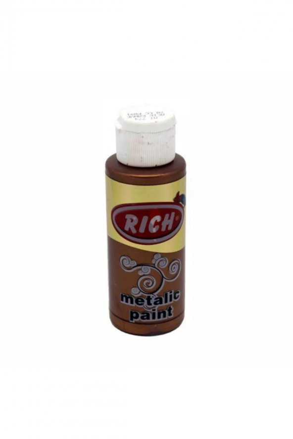 Rich Akrilik Boya Metalik 120 CC Açık Kahve 0774
