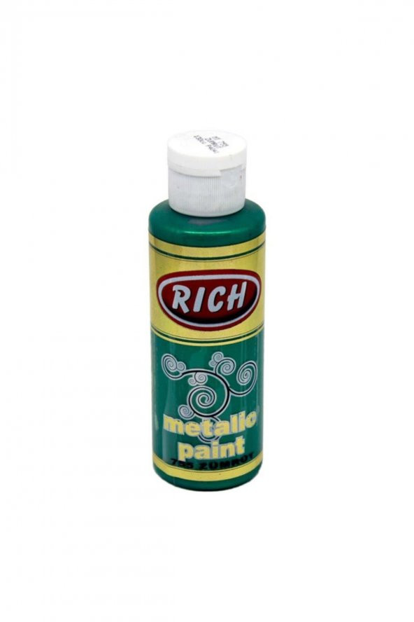 Rich Akrilik Boya Metalik 120 CC Zümrüt 0755 ürün görseli 1
