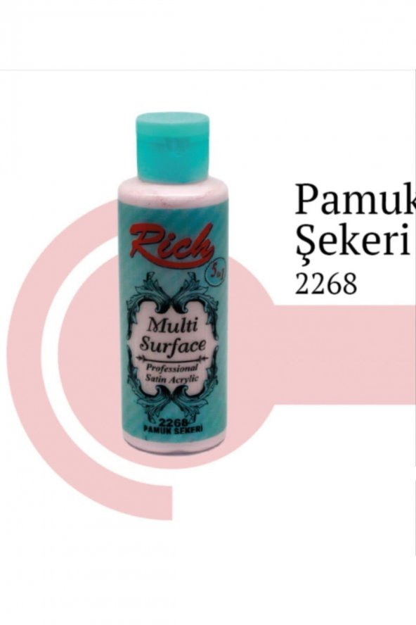 Rich Akrilik Boya Multi Surface 120 CC Pamuk Şekeri 2268