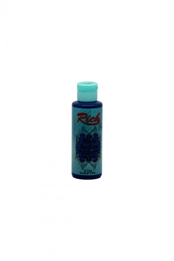 Rich Akrilik Boya Multi Surface 120 CC Safir 2194