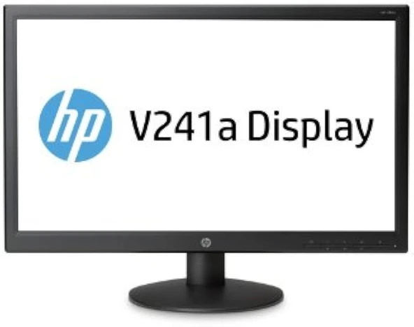 Monitör 23.6" Hp V241A 5Ms 60Hz Vga Dva Fhd Led (Bx Kalite) 2.El 3Ay Garanti - 1