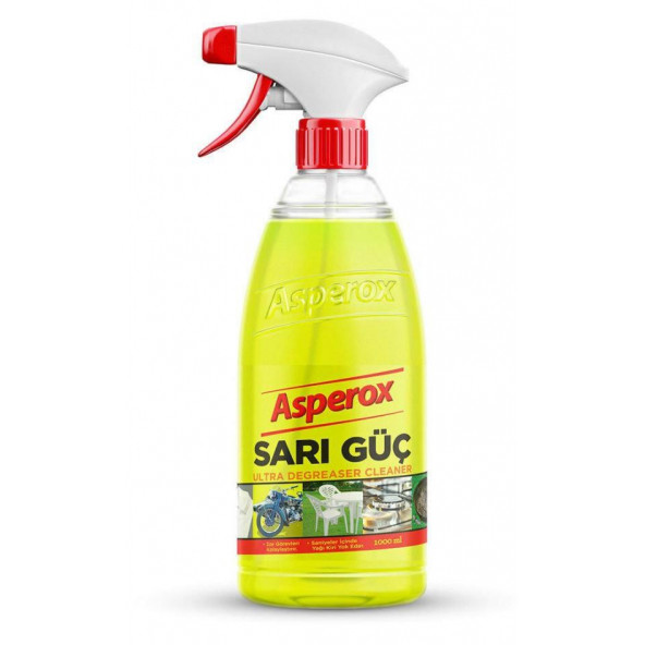 Asperox Sarı Güç Sprey 1000 ml Yüzey Temizleyici