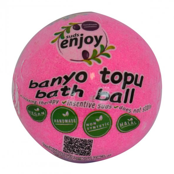Pembe Düşler El Yapımı Banyo Küvet Topu Sabunu Pembe 90-120 Gr - 2