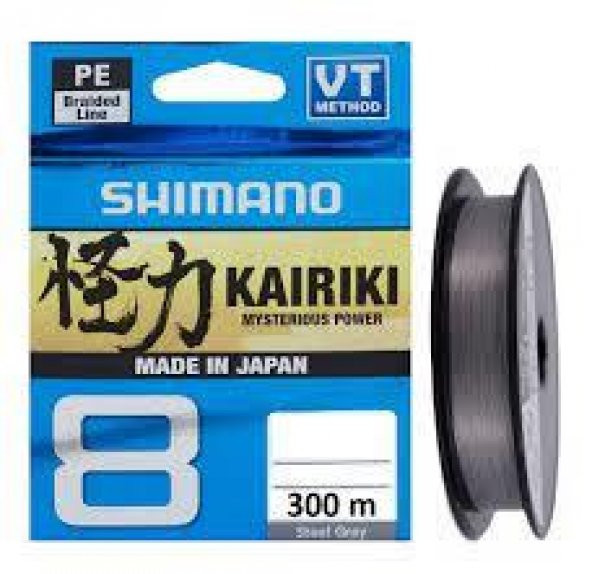 Shimano Kairiki 8 300m Steel Gray 0.10mm New