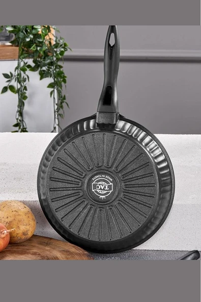 Taç Valeriya Döküm Tava 26 Cm Siyah TAC-3692 - Resim 2