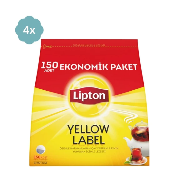 Lipton Yellow Label Demlik Poşet Çay 150 x 32g - 7