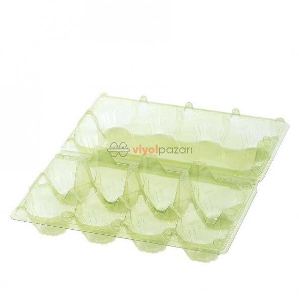 8 Li Yeşil Yumurta Viyolü 100 Adet - Resim 3