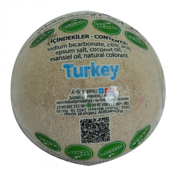 Enjoy Lavantalı El Yapımı Banyo Küvet Topu Sabunu Mor 90-120 Gr - 3