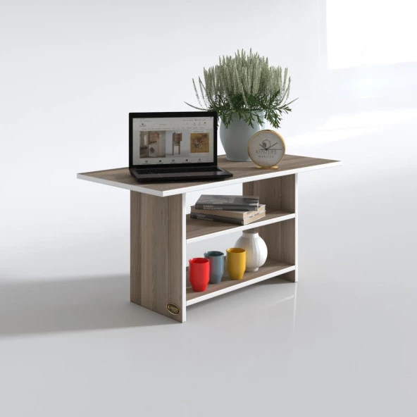 Kenzlife orta salon sehpası boston crd 075*090*50 yemek masası - Resim 2